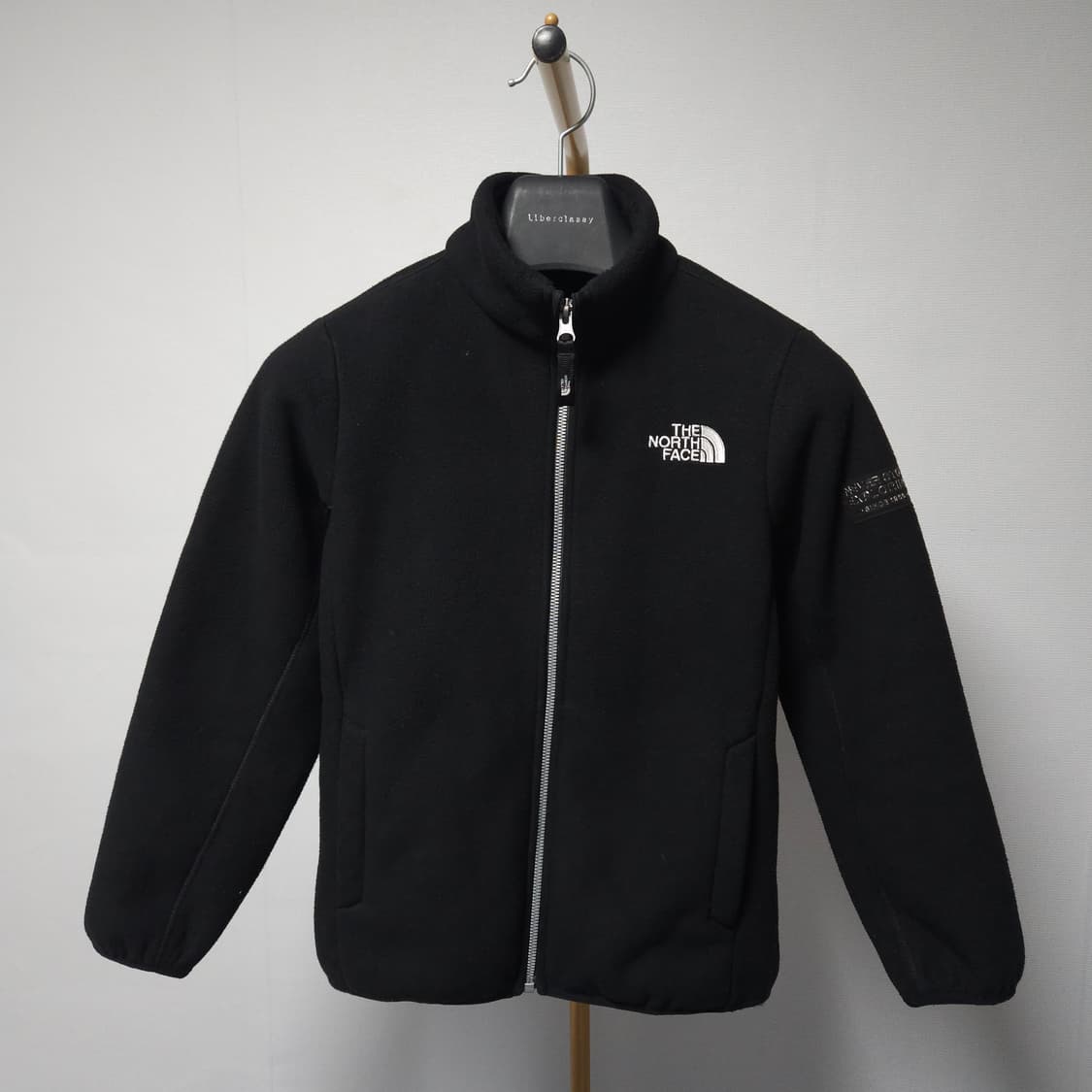 140 ) 노스페이스 키즈 블랙 후리스 집업 상품이미지1