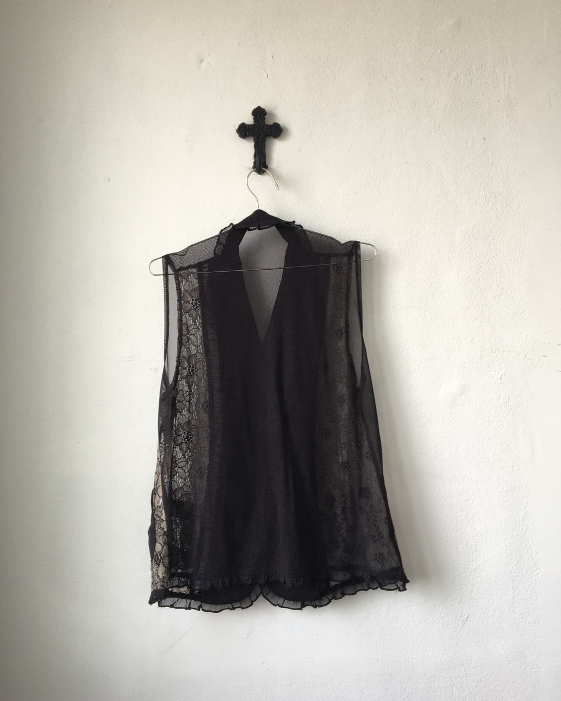 Flower pattern layer vest 상품이미지4