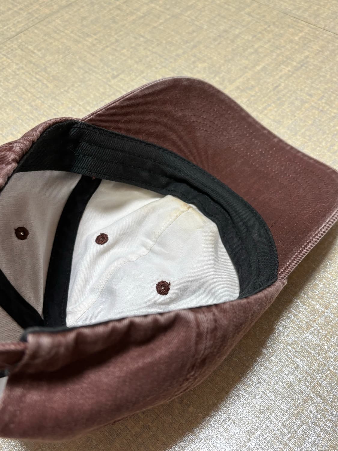 슈프림 S 로고 피그먼트 캡 브라운 상품이미지2