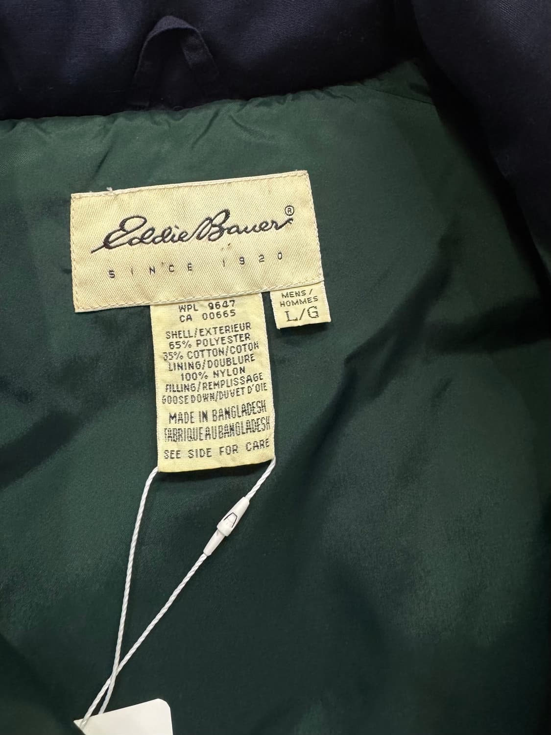 90s 에디바우어 구스다운 패딩 베스트 상품이미지5