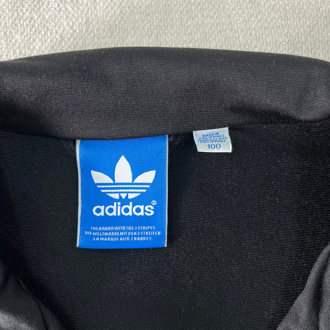 100 아디다스 파이어버드 블랙 트랙탑 져지  상품이미지3