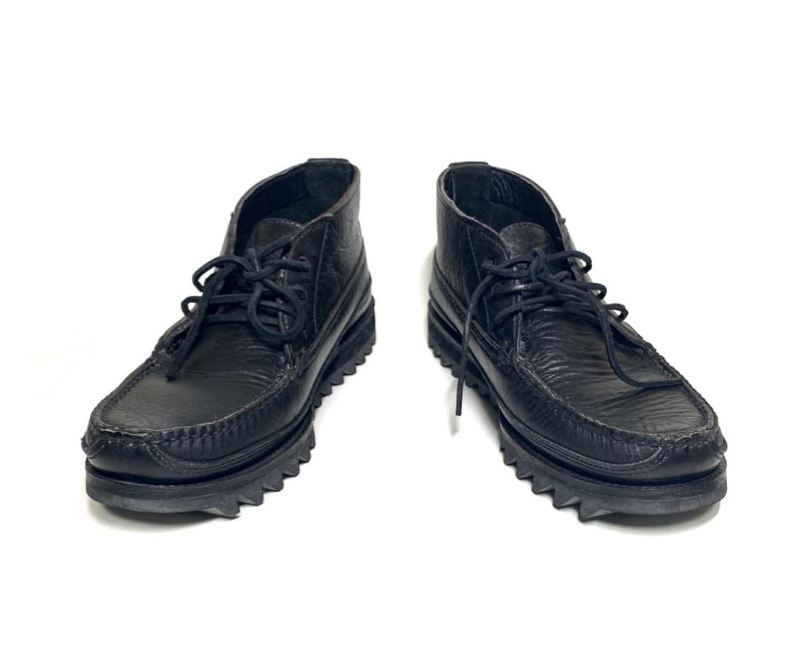 오크스트릿 샤크솔 블랙 리얼레더 가죽 부츠 워커270 상품이미지5