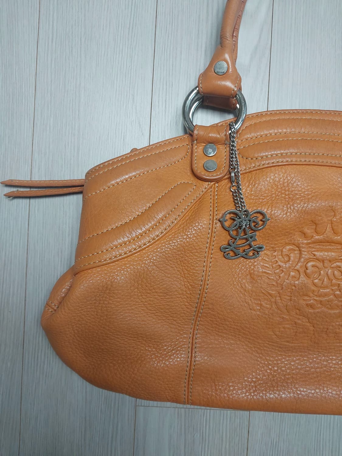 기라로쉬 Guy Laroche 빈티지 레더 토트백 상품이미지5