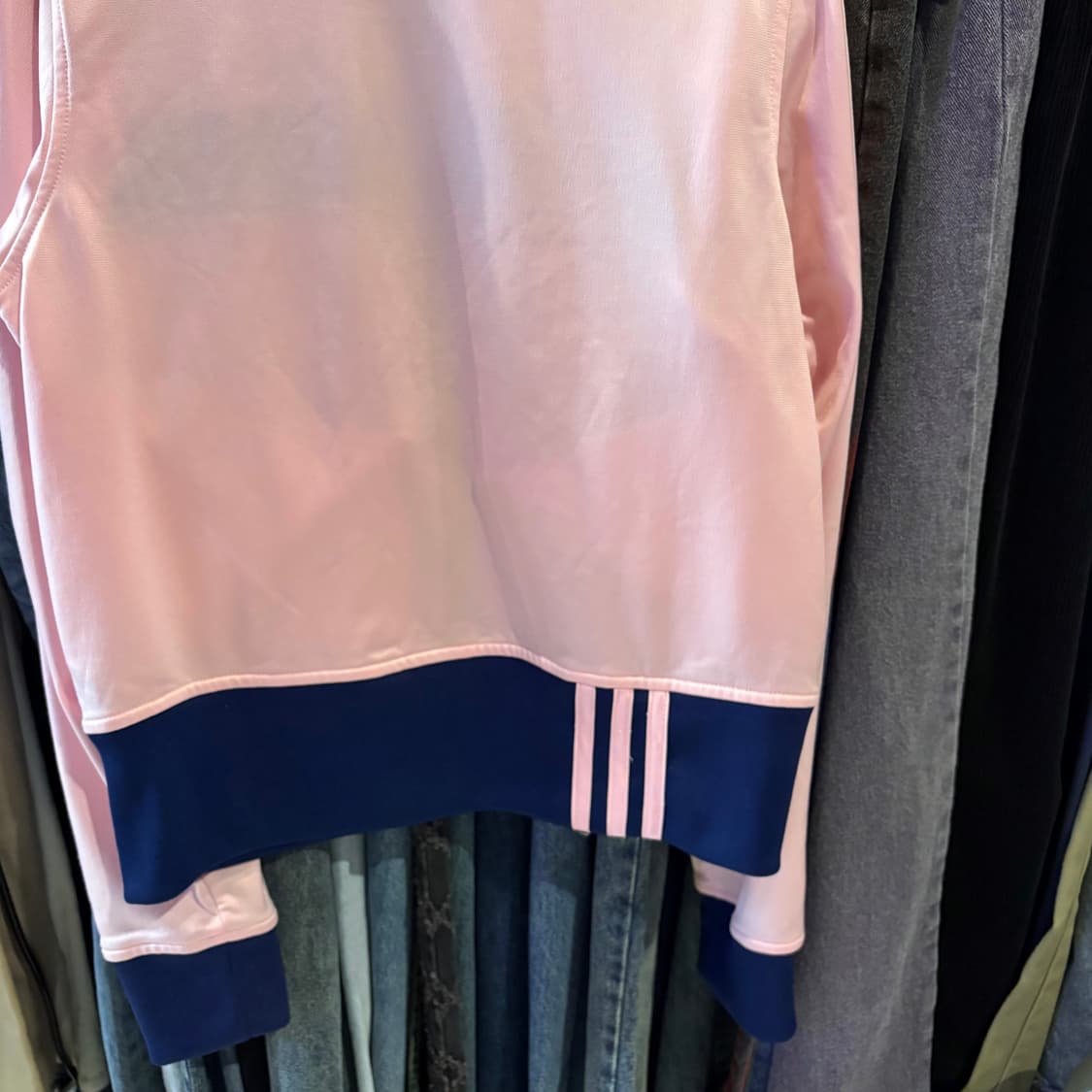 아디다스 연핑크 네이비 희귀 트랙탑 져지 상품이미지4