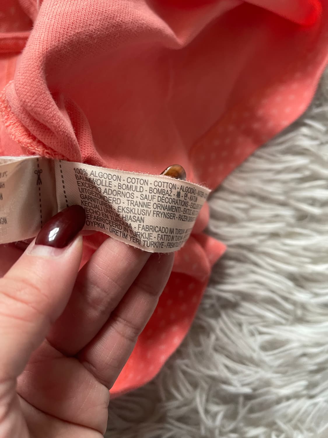 마시모두띠 코랄 톤 폴로 셔츠 상품이미지3