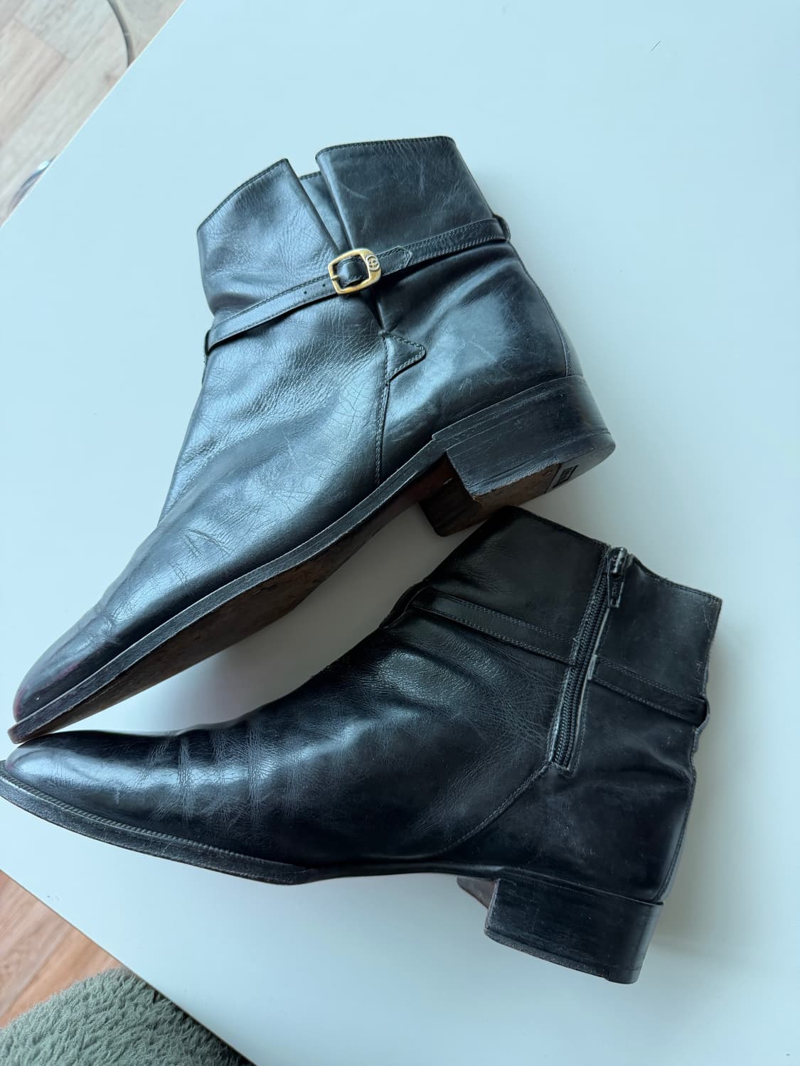 빈티지 구찌 Gucci Leather Ankle Boots 상품이미지5