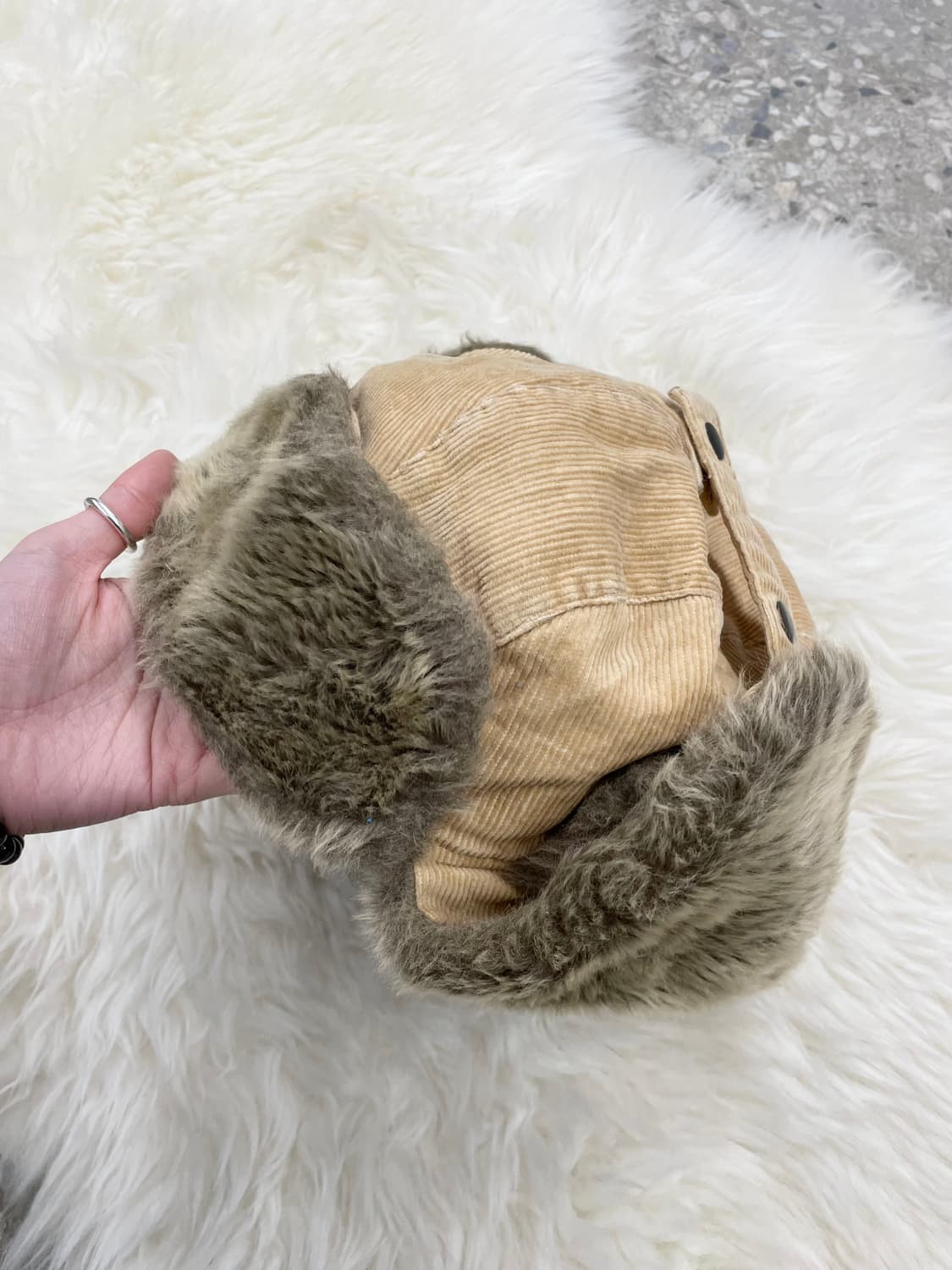 브라운 코듀로이 트루퍼햇 상품이미지8