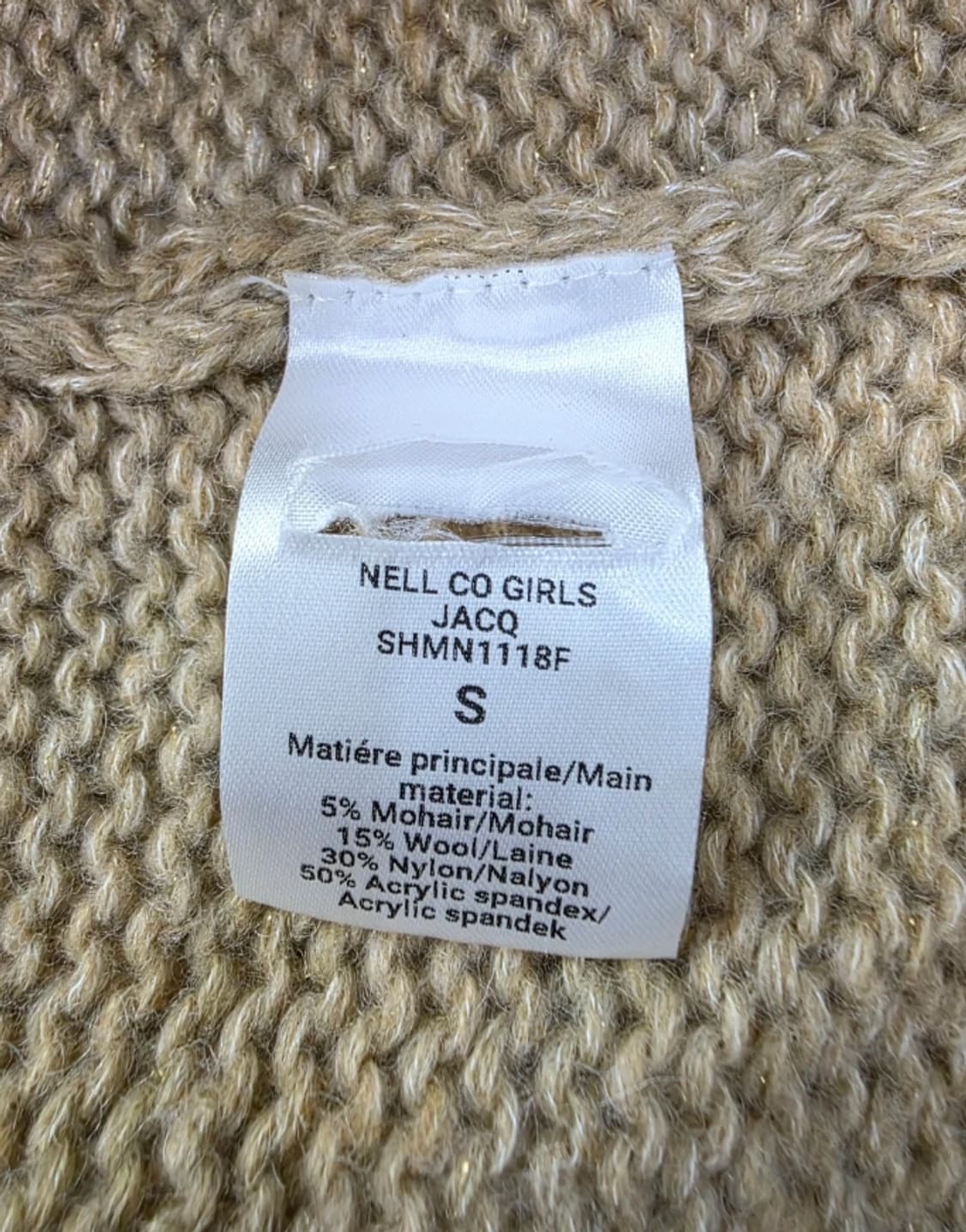 쟈딕앤볼테르 베이지 니트 가디건 F 상품이미지9