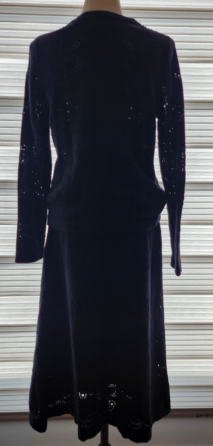 니트 가디건+스커트 세트 ●프리사이즈(55~66) 상품이미지6