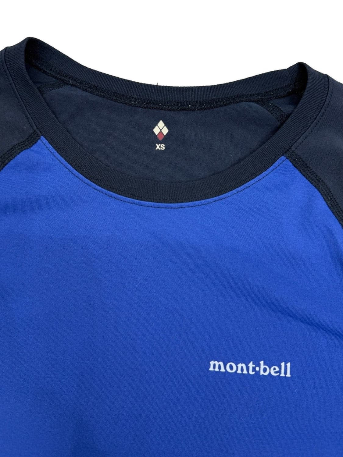 빈티지 Montbell 블루 나그랑 긴팔티 상품이미지3