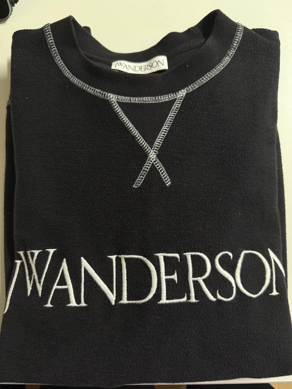 JW앤더슨 인사이드 아웃 콘트라스트 맨투맨 L 상품이미지3