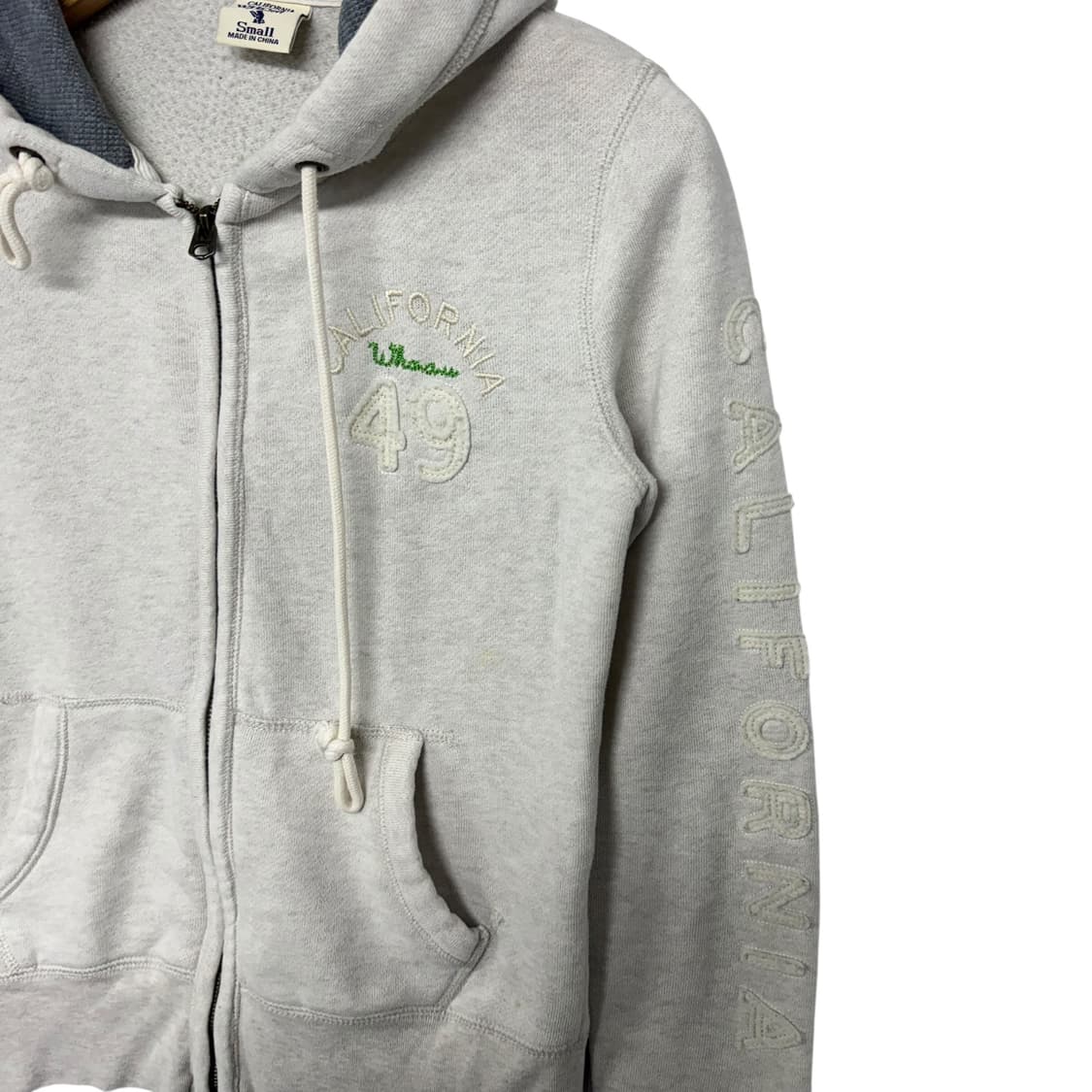 후아유 사이드레터링 로고 후드집업 상품이미지3