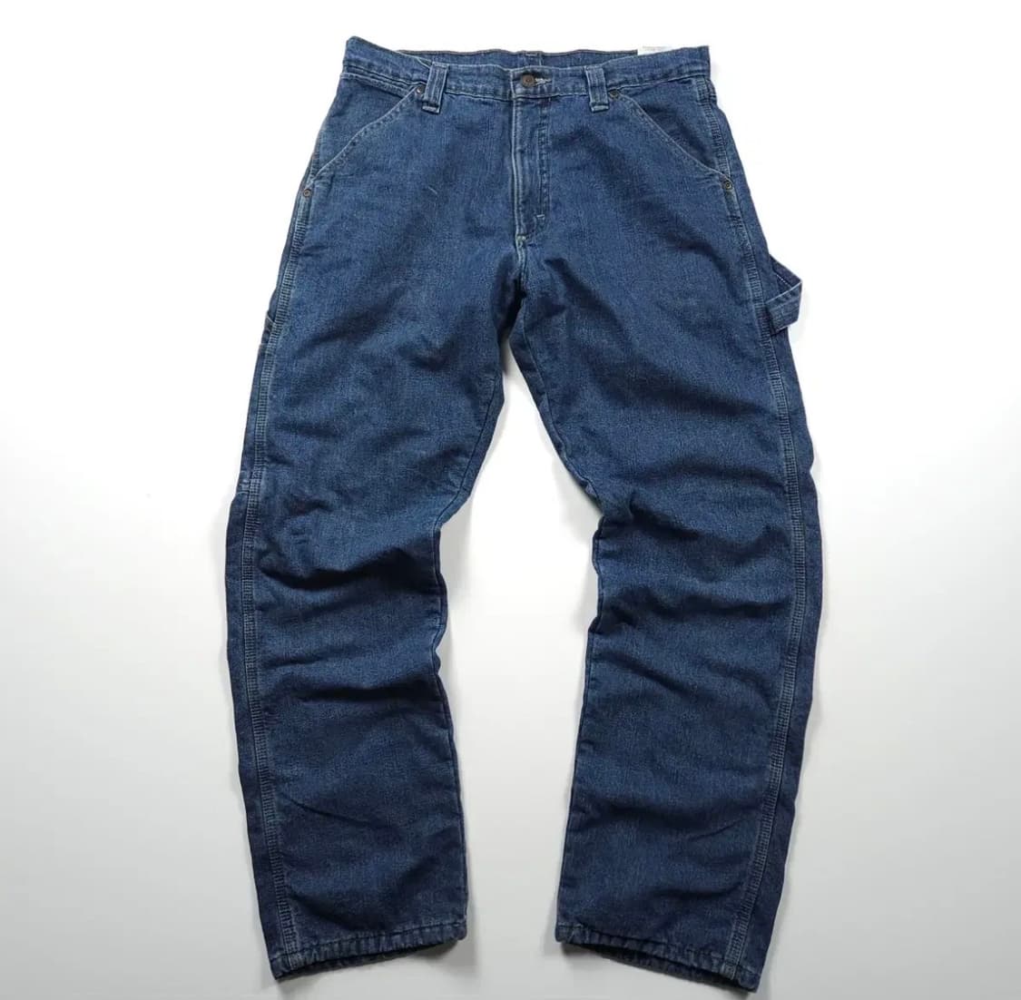 랭글러 USA 오리지널 이너 플리스 카펜터 데님 워크 팬츠 (L) 상품이미지1
