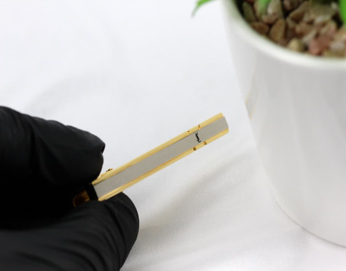 입생로랑 A등급 5cm 남자 명품 넥타이핀 상품이미지4