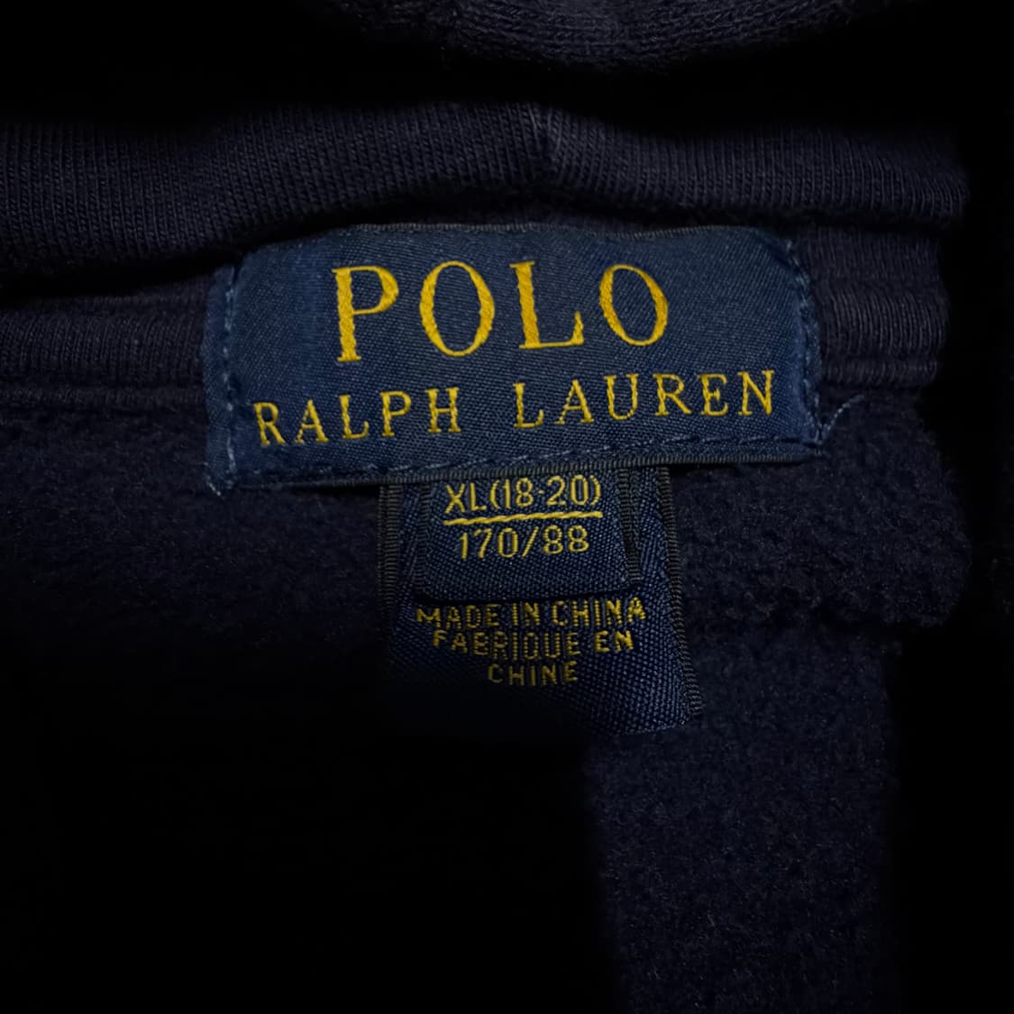 폴로 랄프로렌 네이비 후드집업 xl 상품이미지3