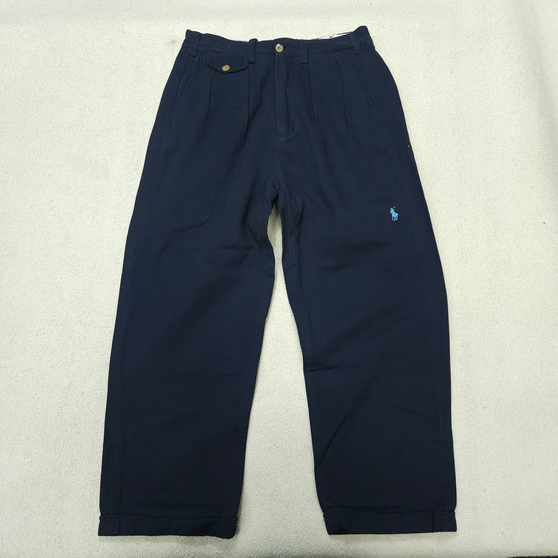 빔즈 폴로 빅 치노 팬츠 30 네이비 상품이미지1