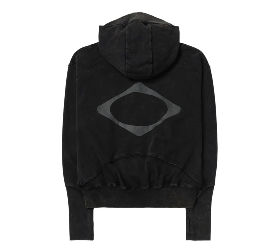 미스치프 빅 포켓 후드 워시드 블랙 상품이미지2