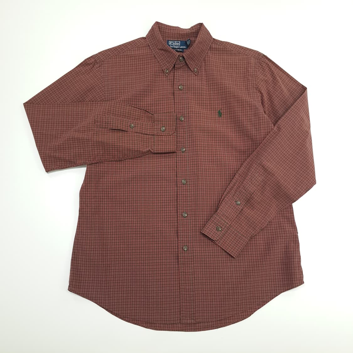 CN751 L 폴로 랄프로렌 크리스마스 미니 타탄체크 긴팔 셔츠 남방 상품이미지2