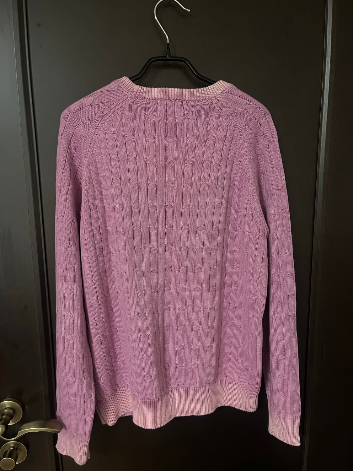 마리떼 케이블 니트 M 라이트 라벤더 상품이미지6