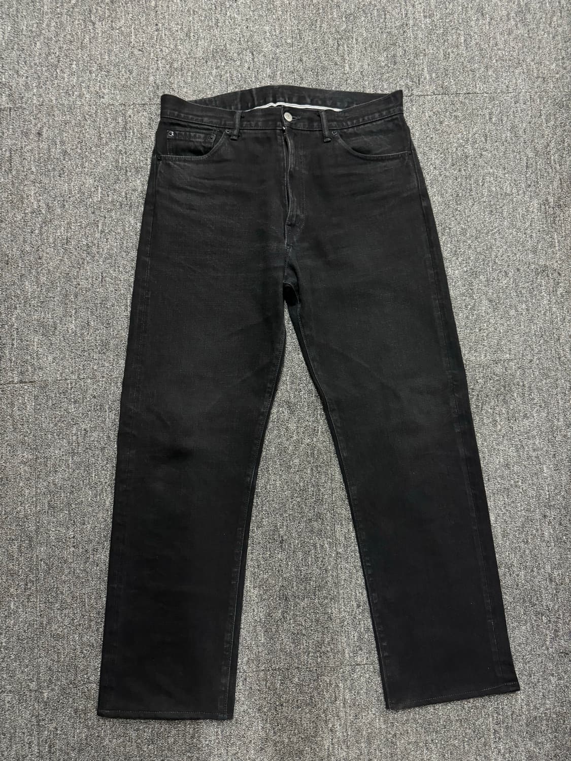 Visvim FLUXUS 비즈빔 소셜 스컬프쳐 블랙 데님 CMYK 상품이미지3