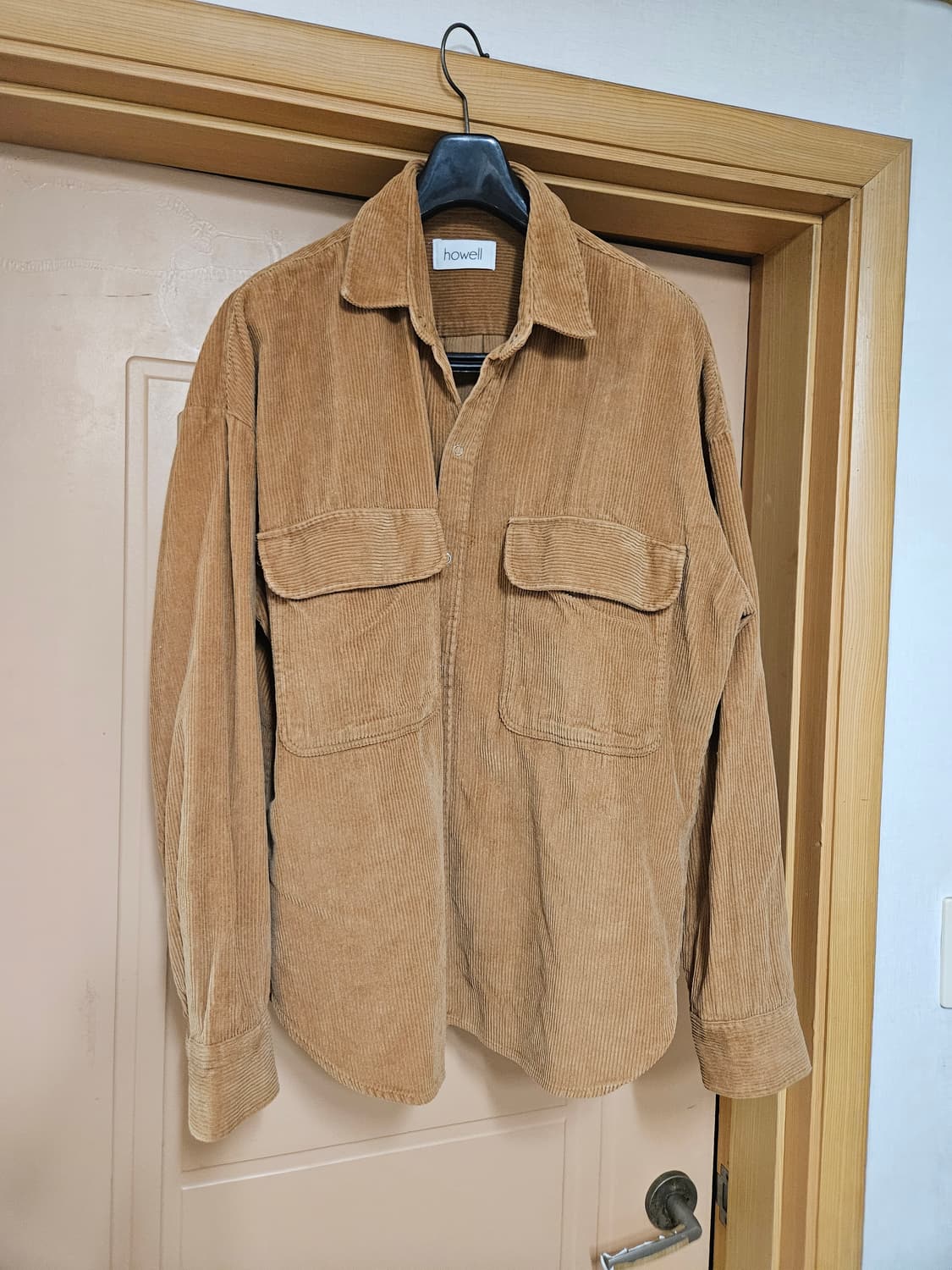 howell 코듀로이 셔츠 카멜 상품이미지1