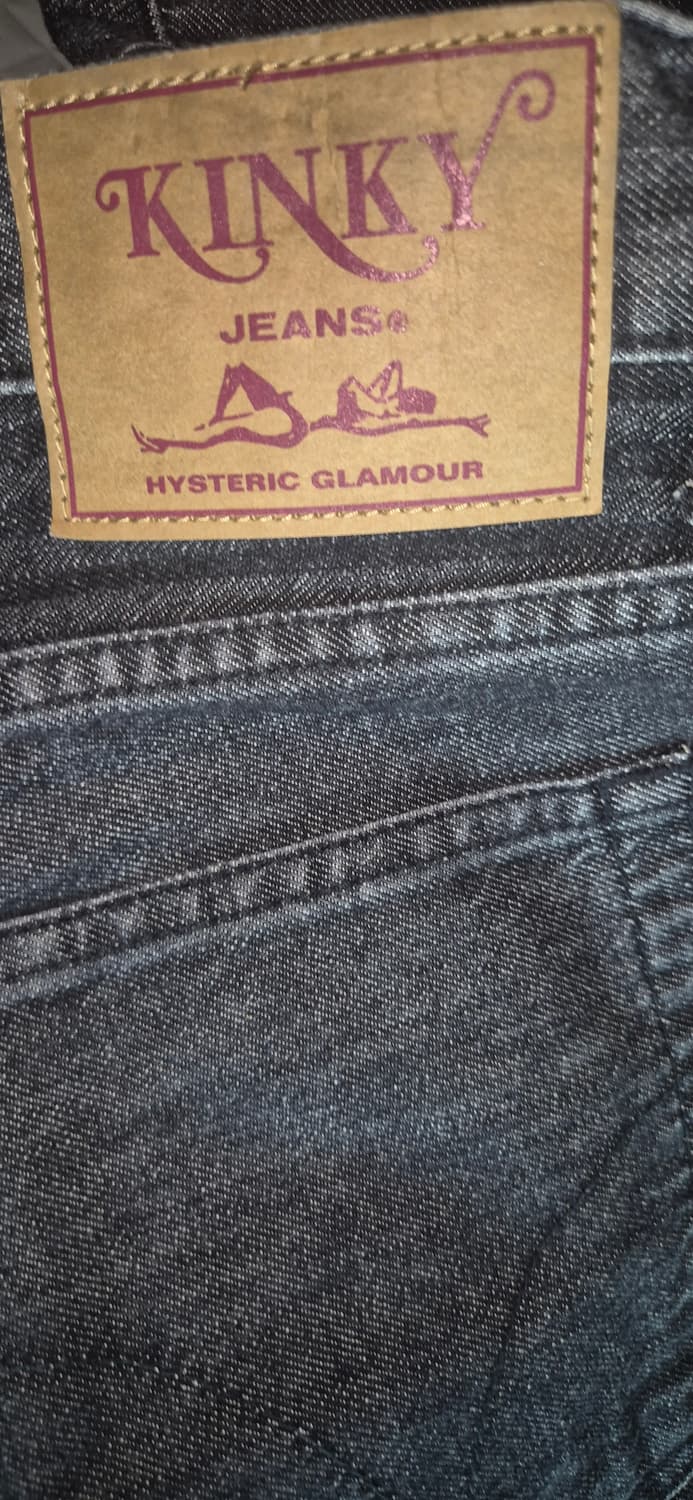 히스테릭 글래머 부츠컷 킨키 데님팬츠(흑청,부츠컷.플레어) 상품이미지2
