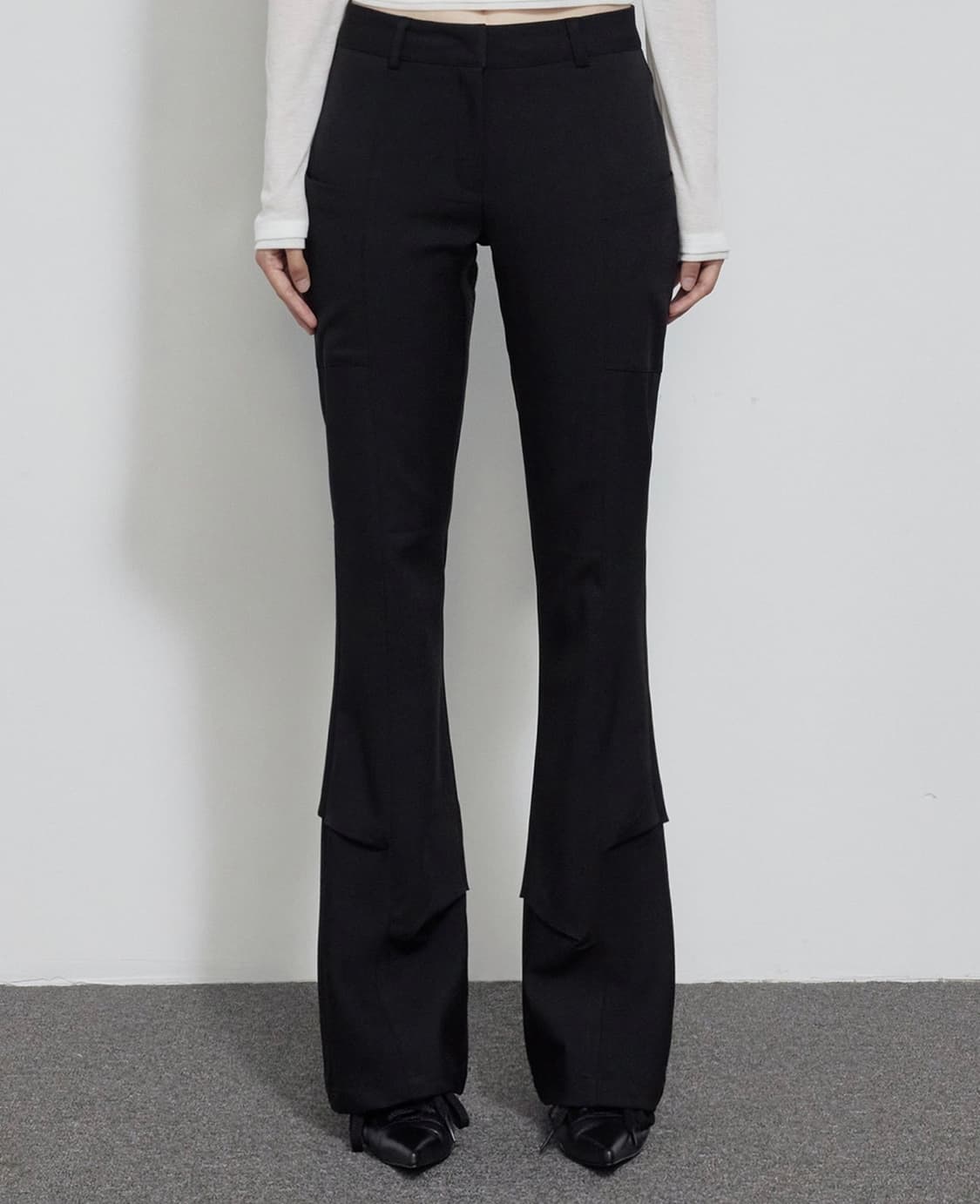 보헤미안서울 사이드 포켓 부츠컷 슬랙스 택 달린 새상품 판매 블랙 보헴서 상품이미지1