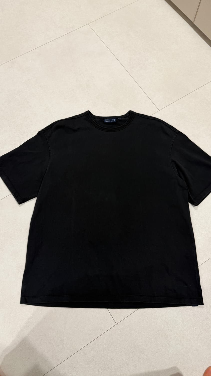 이스트로그 퍼머넌트 반팔티 블랙/차콜 일괄 XL 상품이미지2