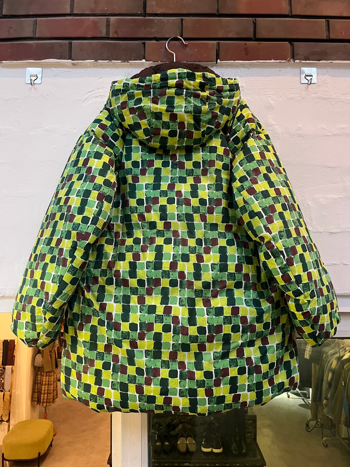 Marni X Uniqlo 오버핏 다운 후디 패딩 L 상품이미지8