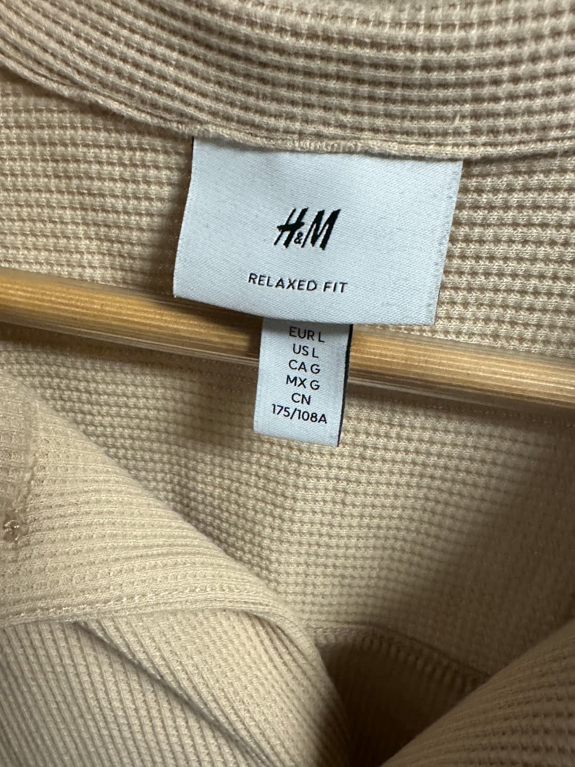 H&M 와플니트반팔 상품이미지3