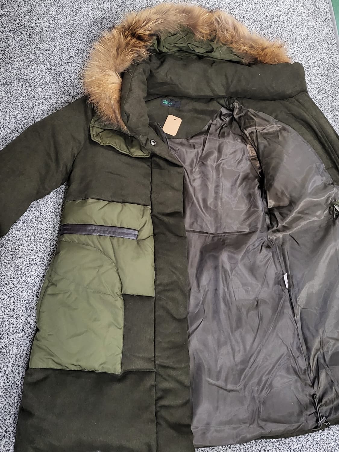 베네통(Benetton) 롱패딩 코트 상품이미지3