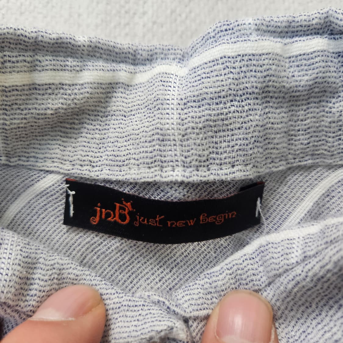 95 JNB 여성 체크 긴소매 버튼업 셔츠 402Y 상품이미지3