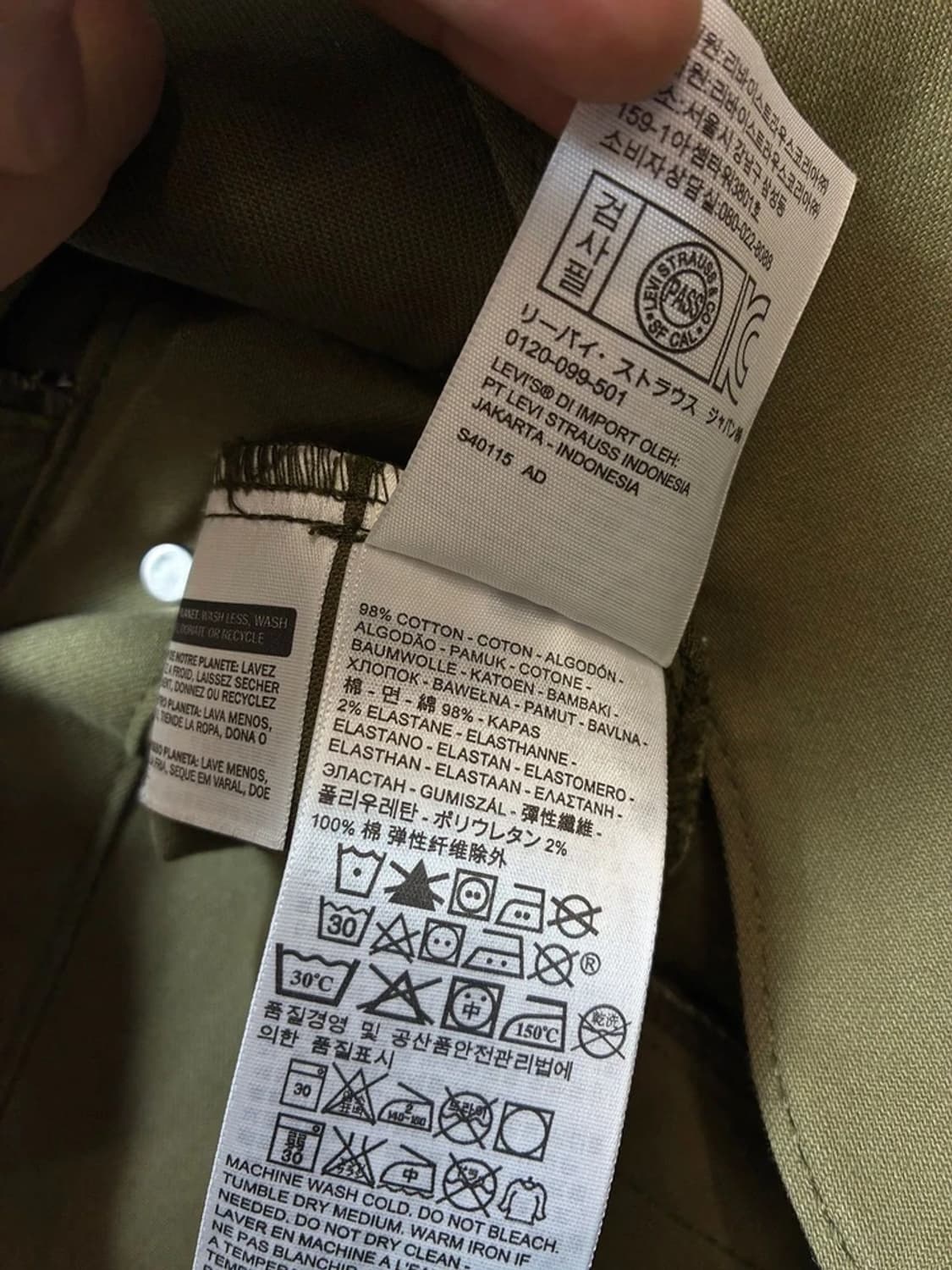 리바이스 밀리터리 워크 커뮤터 자켓 PN9413 상품이미지10