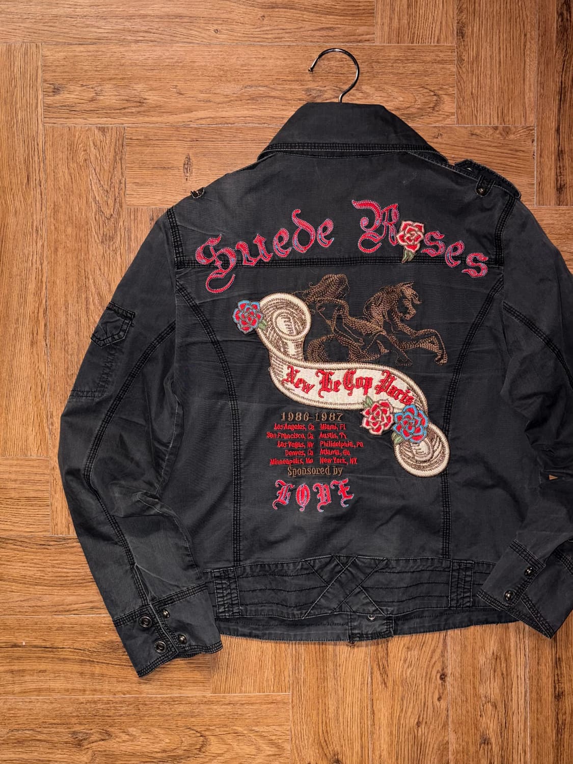 빈티지 자수 스냅 셔츠 상품이미지2