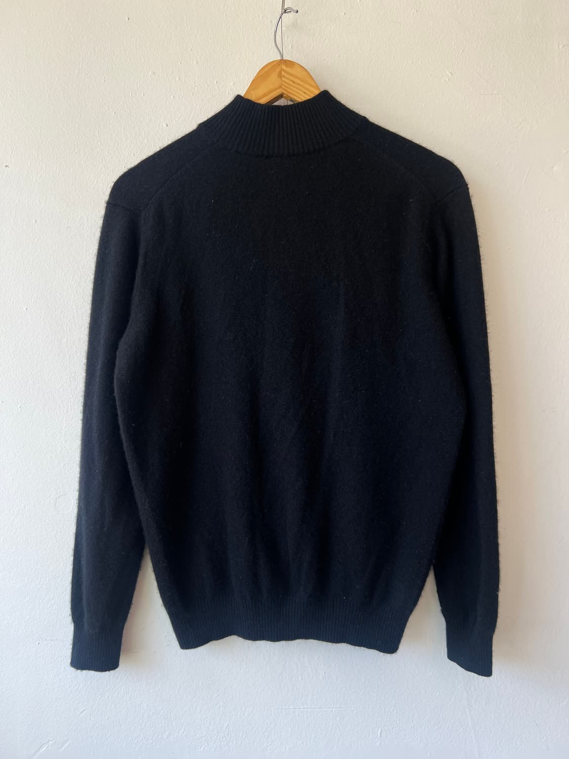 제이디엑스 JDX 남성 블랙 하프터틀넥니트 울캐시미어니트 상품이미지3