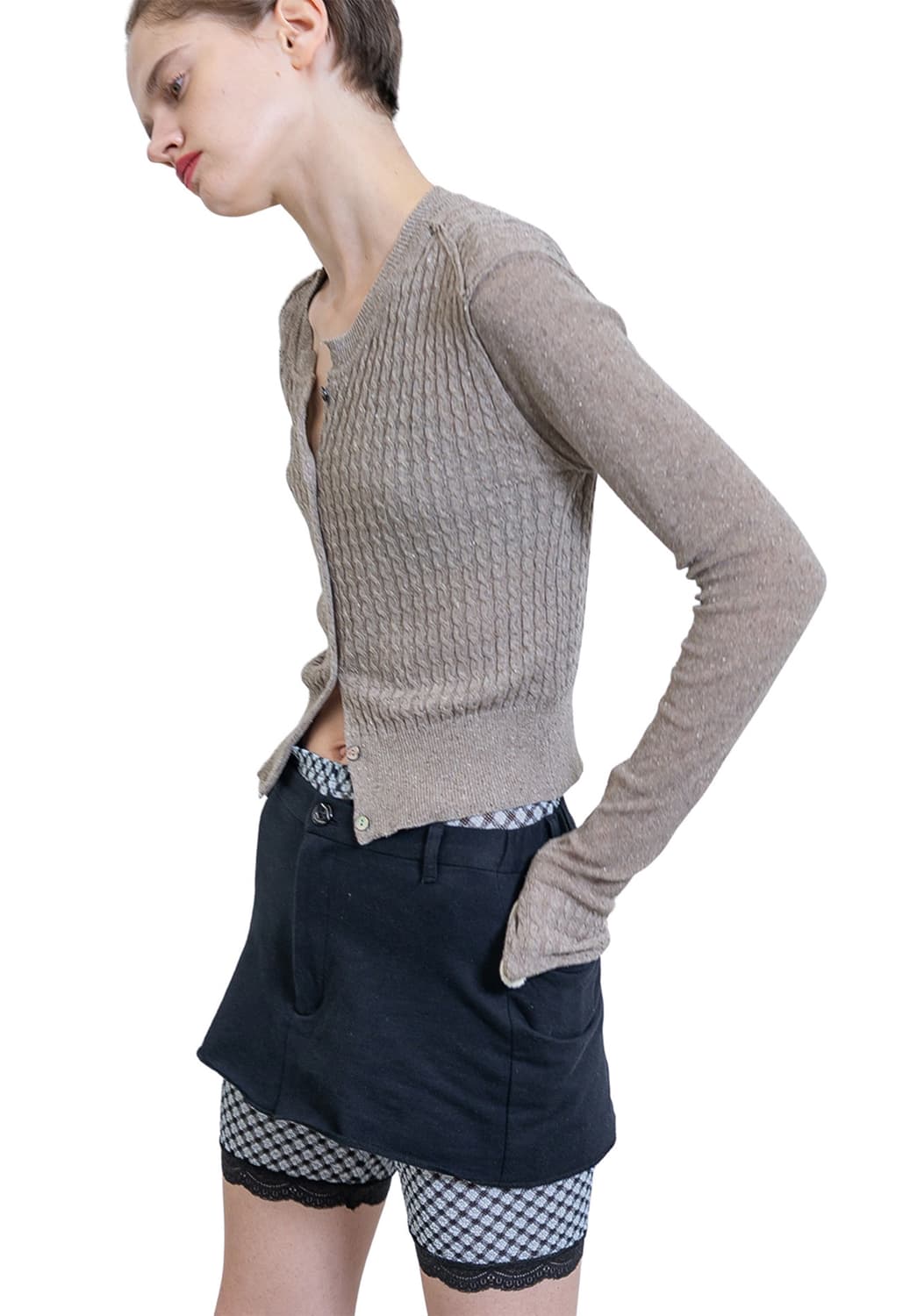 퍼버즈 실크가디건 상품이미지2