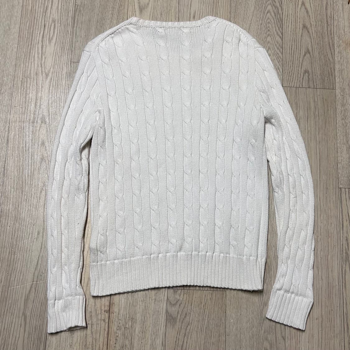 폴로 랄프로렌 정품 케이블 니트 여자 L 상품이미지2