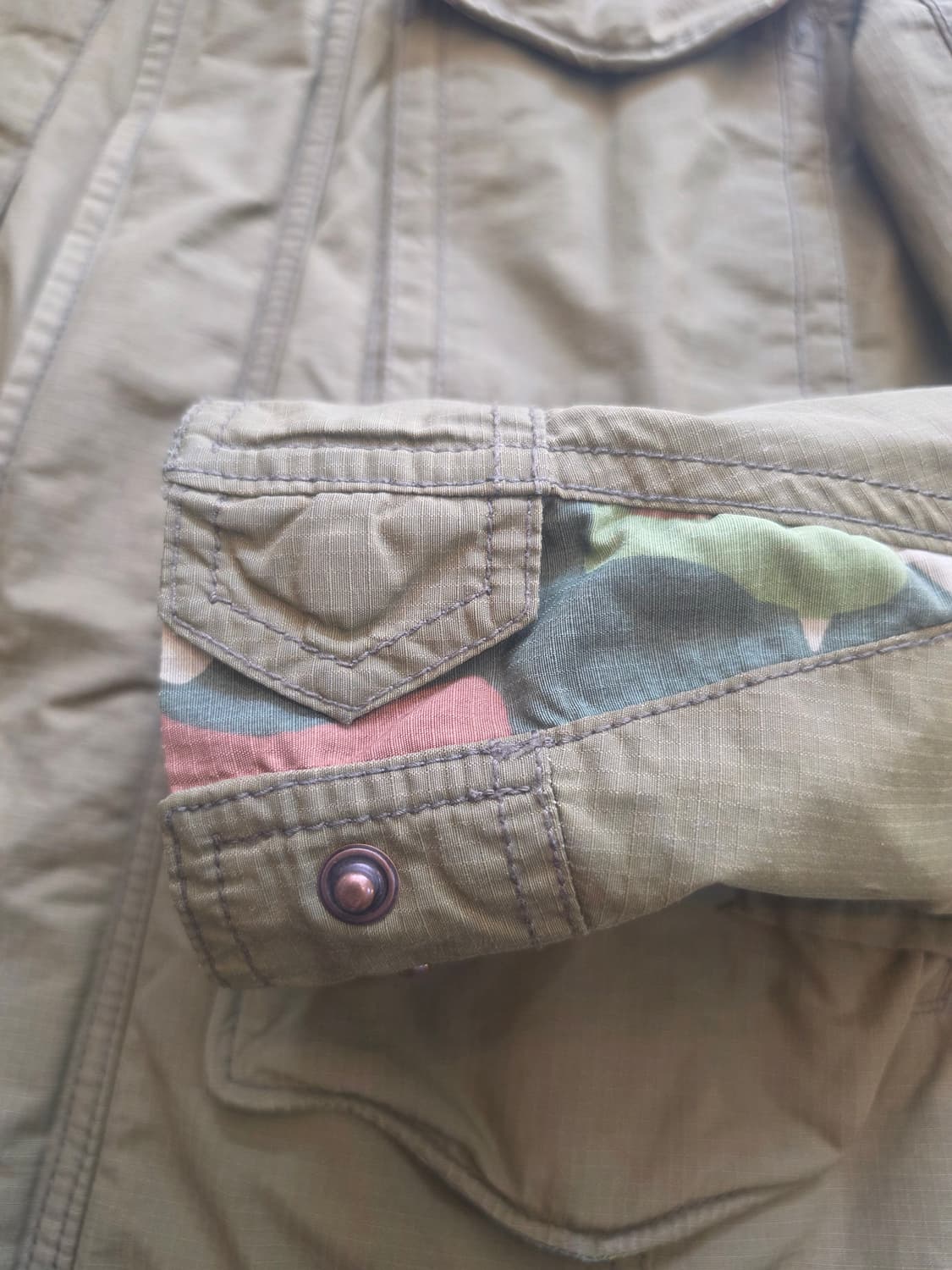  버커루(Buckaroo)의 M65 립스탑 야상 자켓-M 상품이미지5