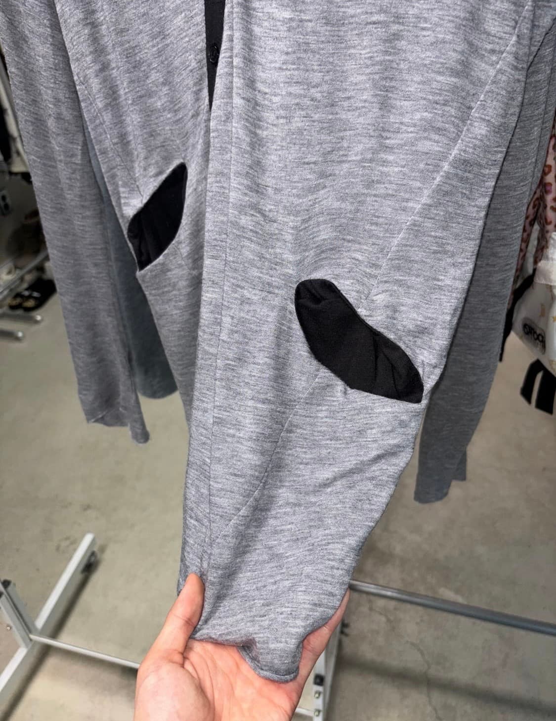 jpn 빈티지 비대칭 롱가디건 상품이미지3