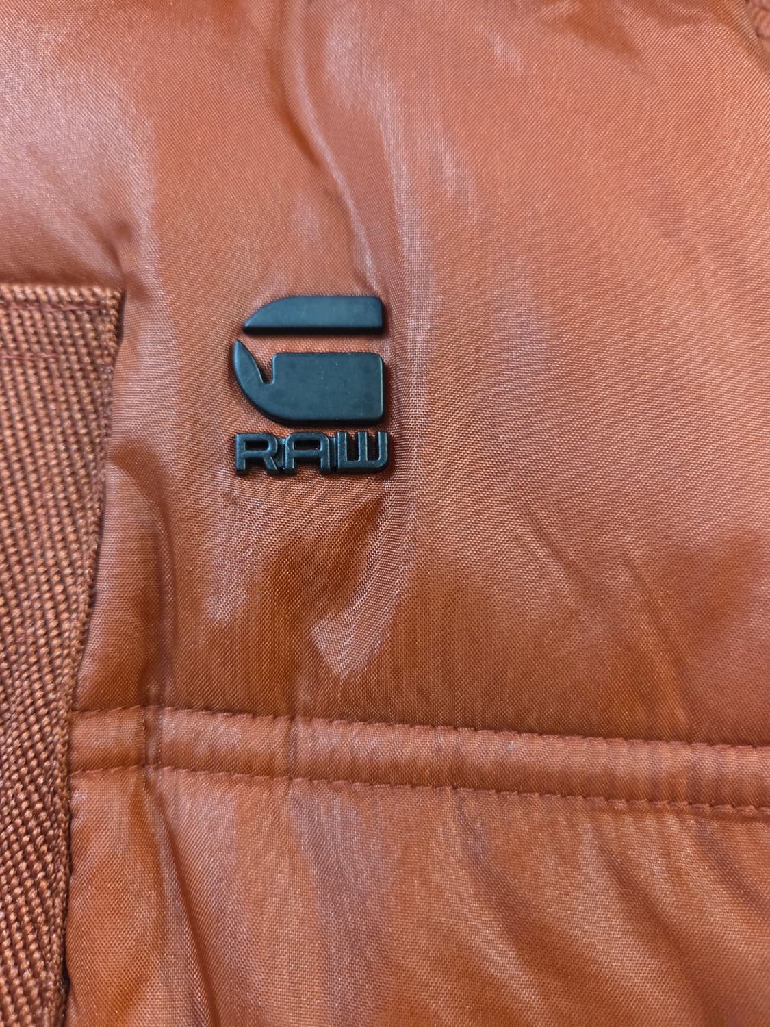 G-Star RAW 오렌지 패딩 조끼(S)남여공용 상품이미지3