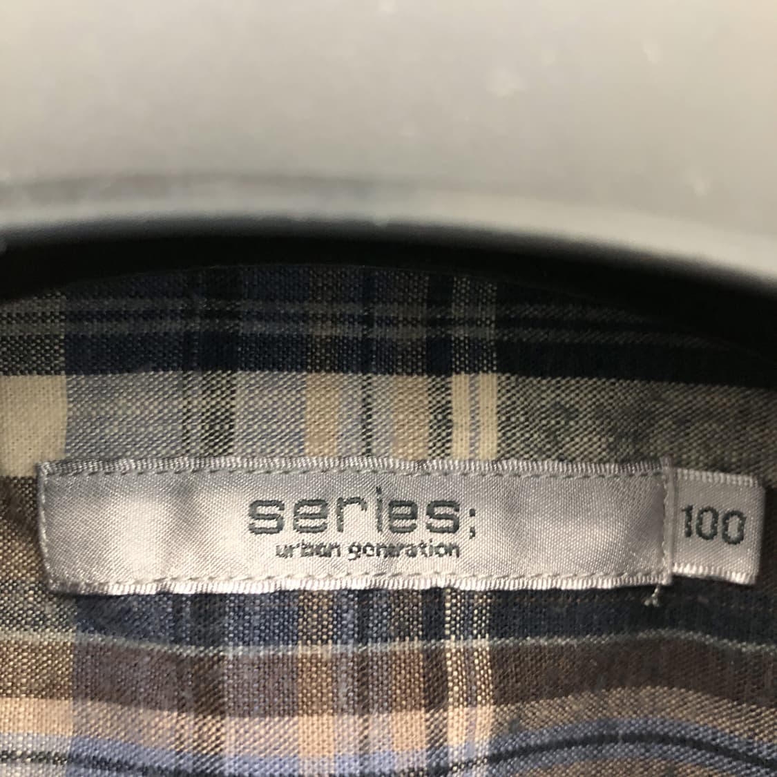 시리즈 워시드 가먼트다잉 체크셔츠 95 사이즈  상품이미지6