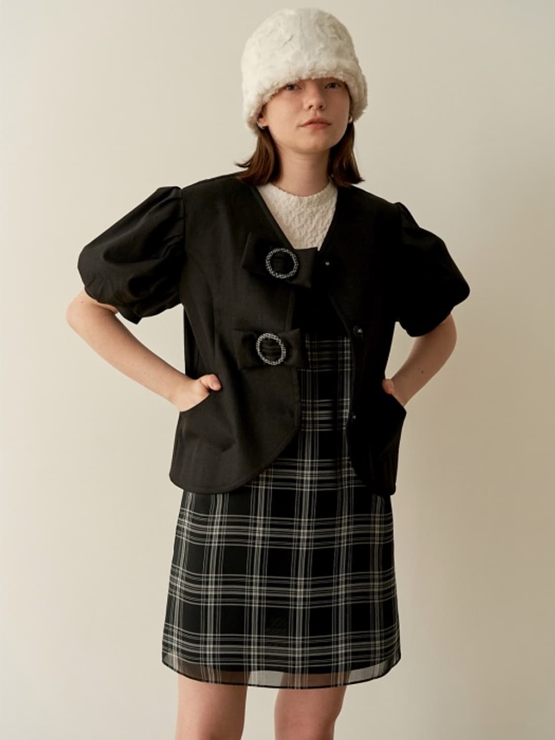 시눈 리본자켓 상품이미지1