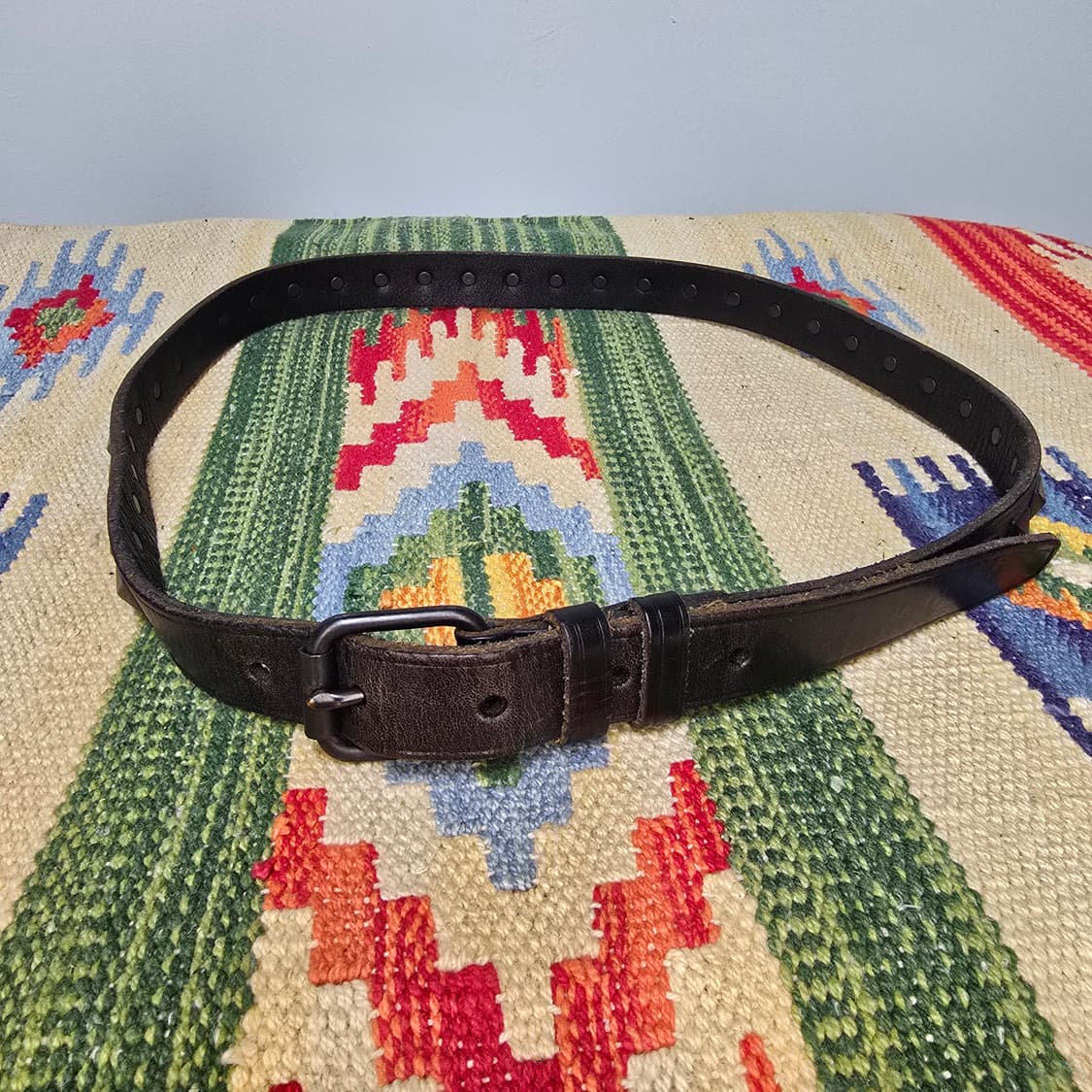 새들레더 스퀘어 스터드벨트 32~37인치 상품이미지1