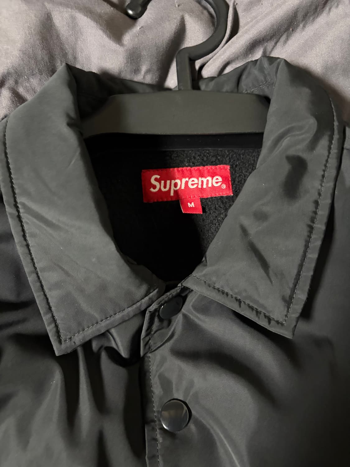 슈프림 코치자켓 블랙 M 상품이미지3