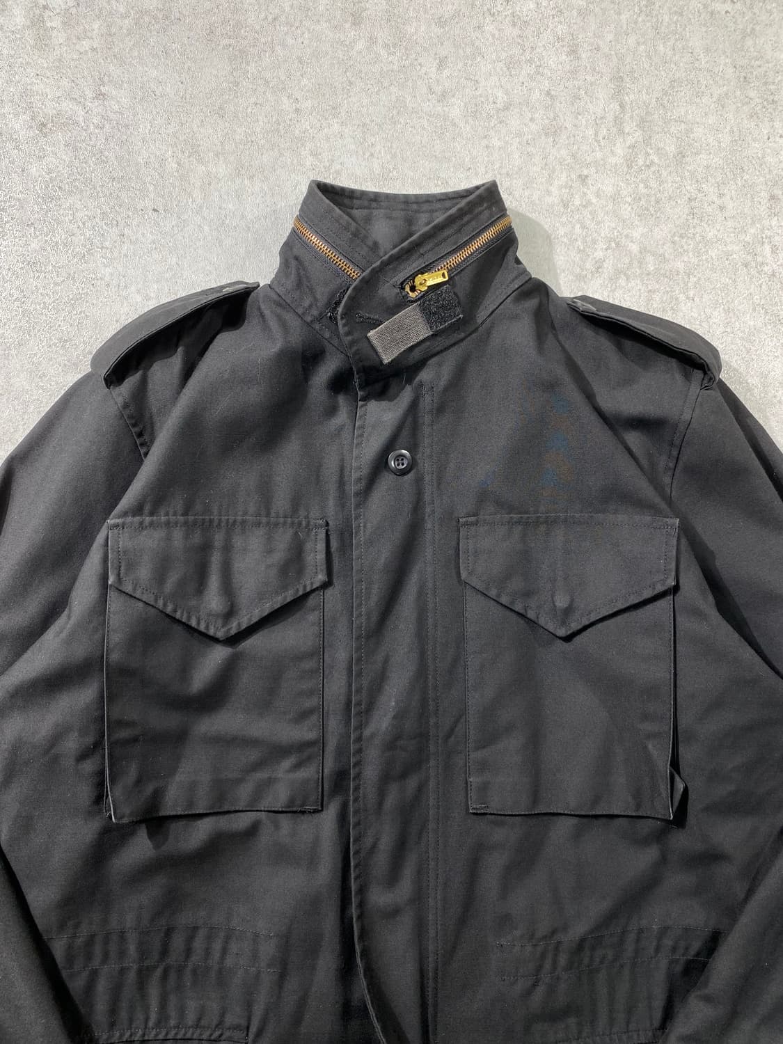 [S] U.S.ARMY M65 미군 밀리터리 필드자켓 블랙 상품이미지2