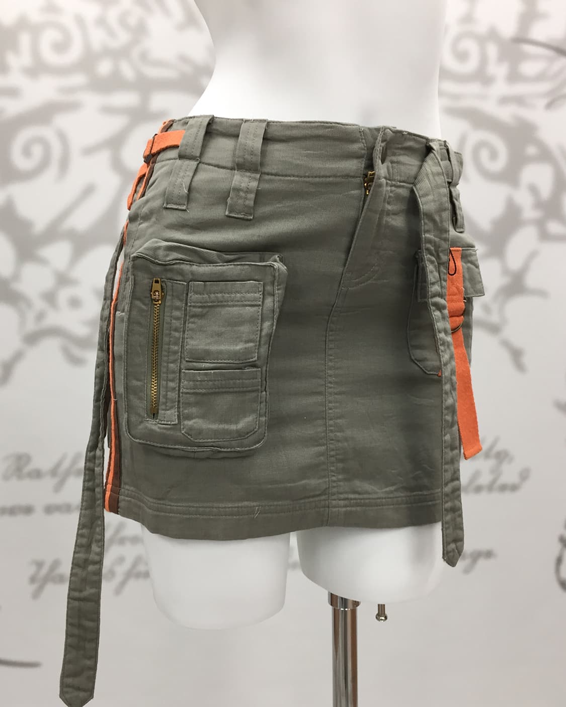 Y2K Utility Tech Belt Cargo Mini Skirt 상품이미지6