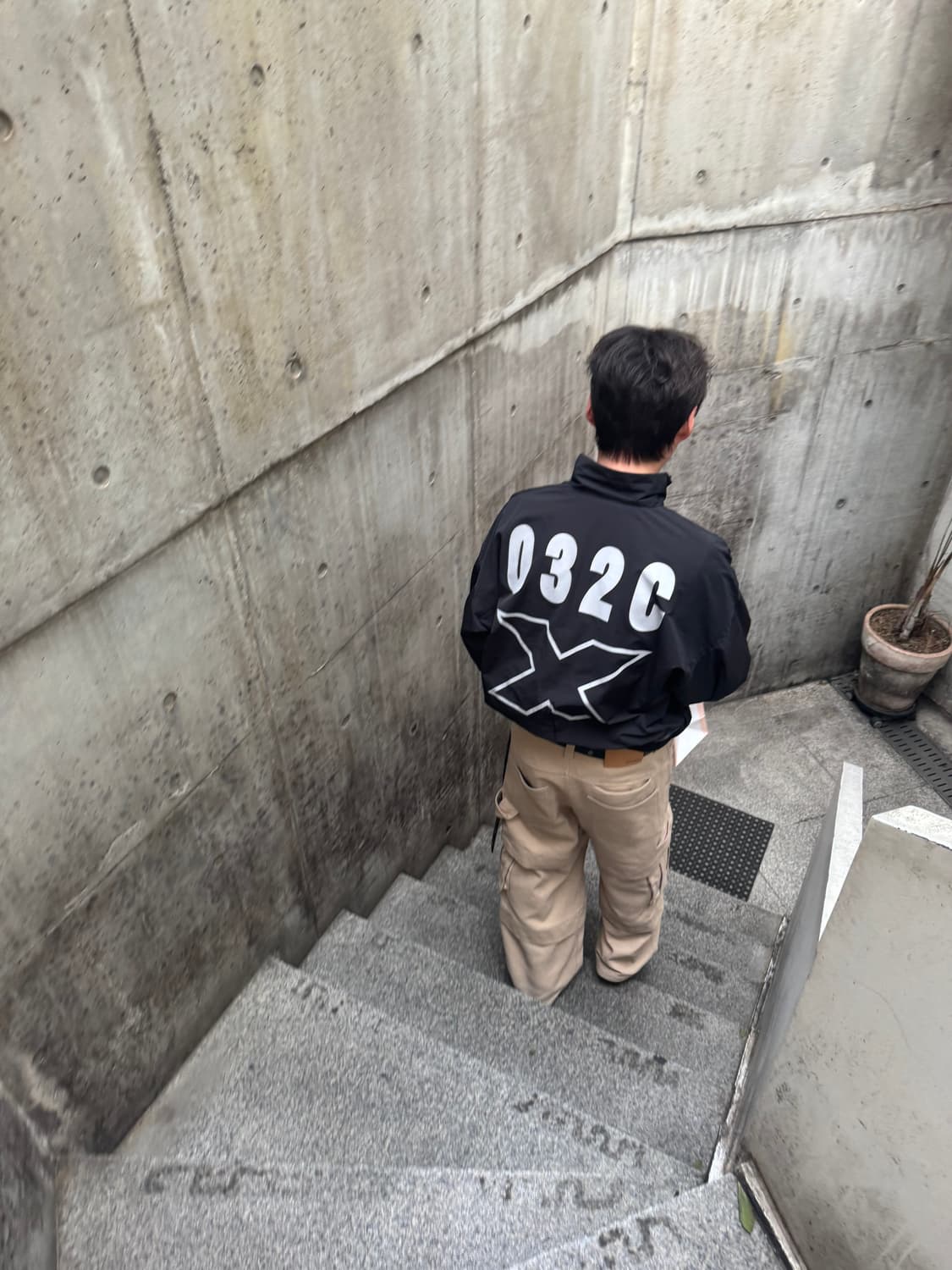 032C 바나나 슬리브 트랙자켓 블랙 M사이즈 상품이미지3