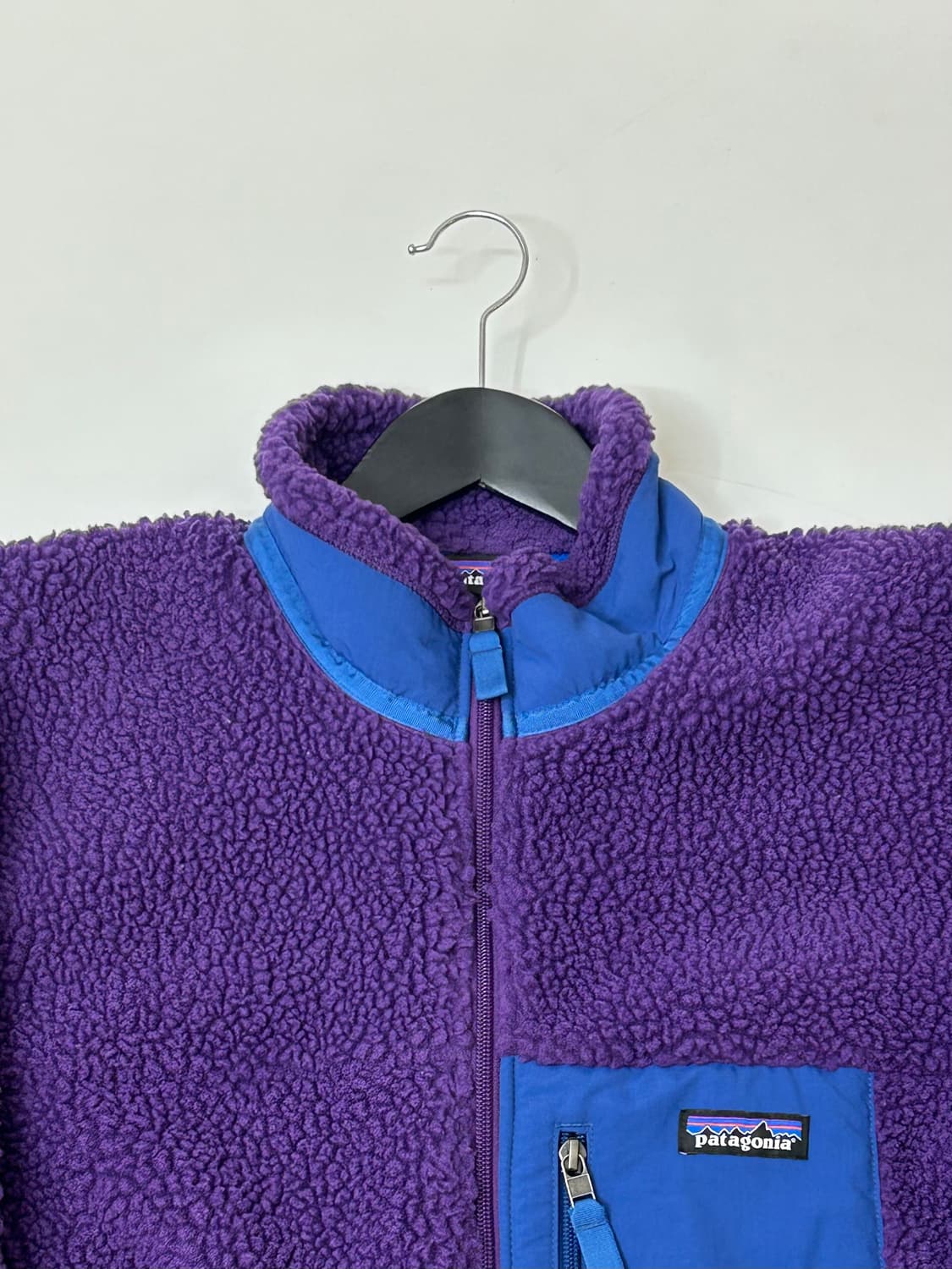 Patagonia 파타고니아 레트로 퍼플/블루 플리스 자켓 상품이미지3