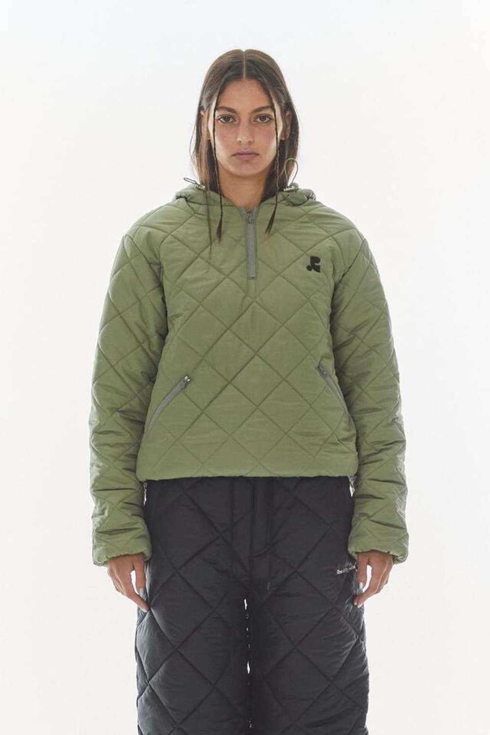 레스트앤레크레이션 퀼티드 후디 자켓 상품이미지1