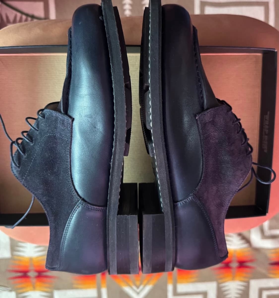 파라부트 샴보드 스웨이드믹스 Noire Lis/Vel Marine 상품이미지2